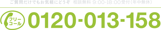 電話でお問合せ